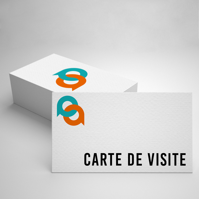 Carte de visite / Papeterie / Office - Pointderepère & Art’dhésif, l'agence de communication et signalétique